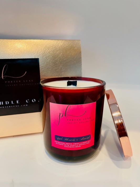 Porter Luxe -  Apple Blossom & Almond Candle